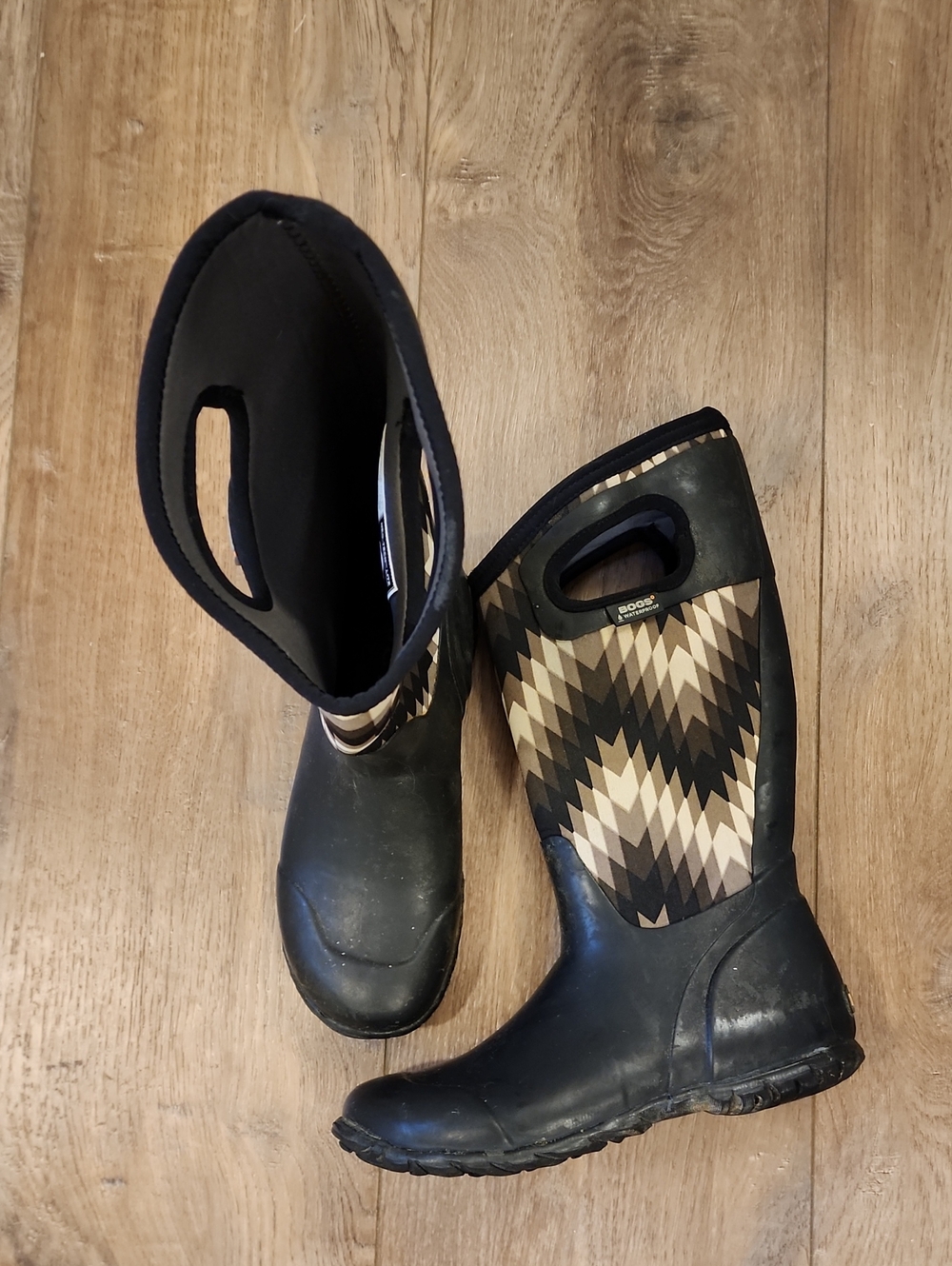 BOGS North Hampton Native Rain Boot Waterproof Neo-Tech Lite Women's size 7